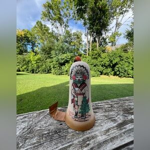 Kachina Dancer Hoping Navajo Wind Chime Bell.